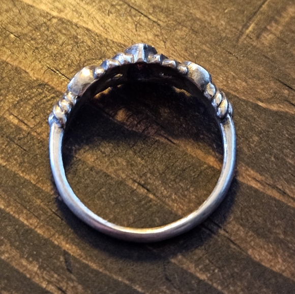 Arcana Obscura Artemis Ring Sterling Silver Garnet - Picture 6 of 6
